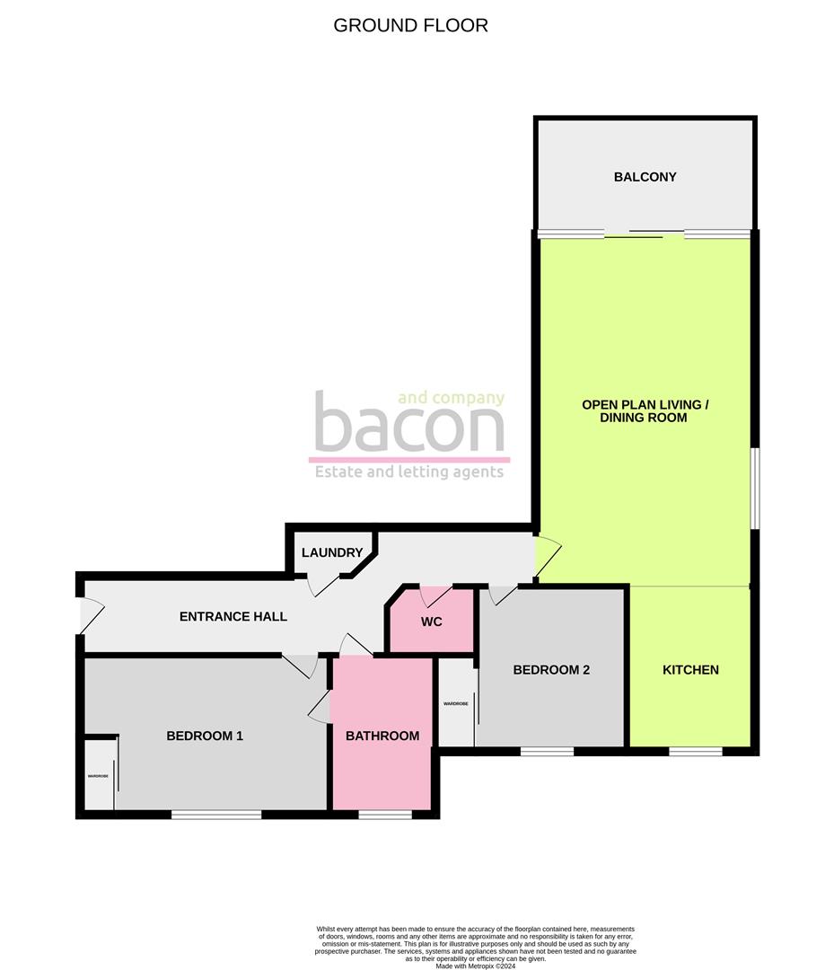 Floor Plan | Flat - Purpose Built | Calista, West Parade, Worthing, BN11 | For Sale